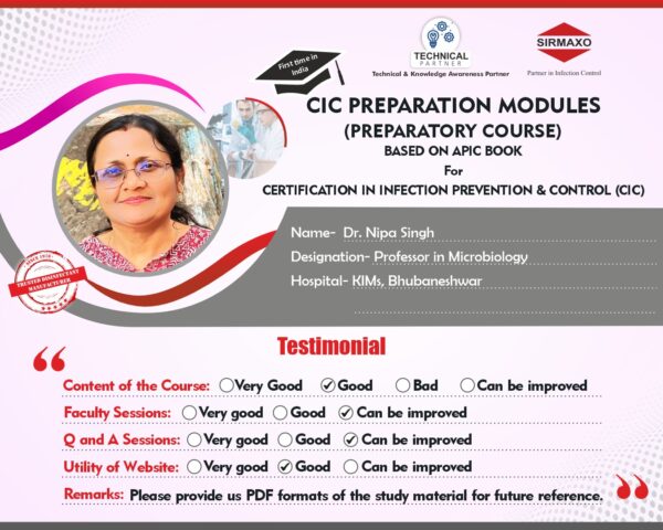 Student Testimonial (CIC) Dr. Nipa Singh